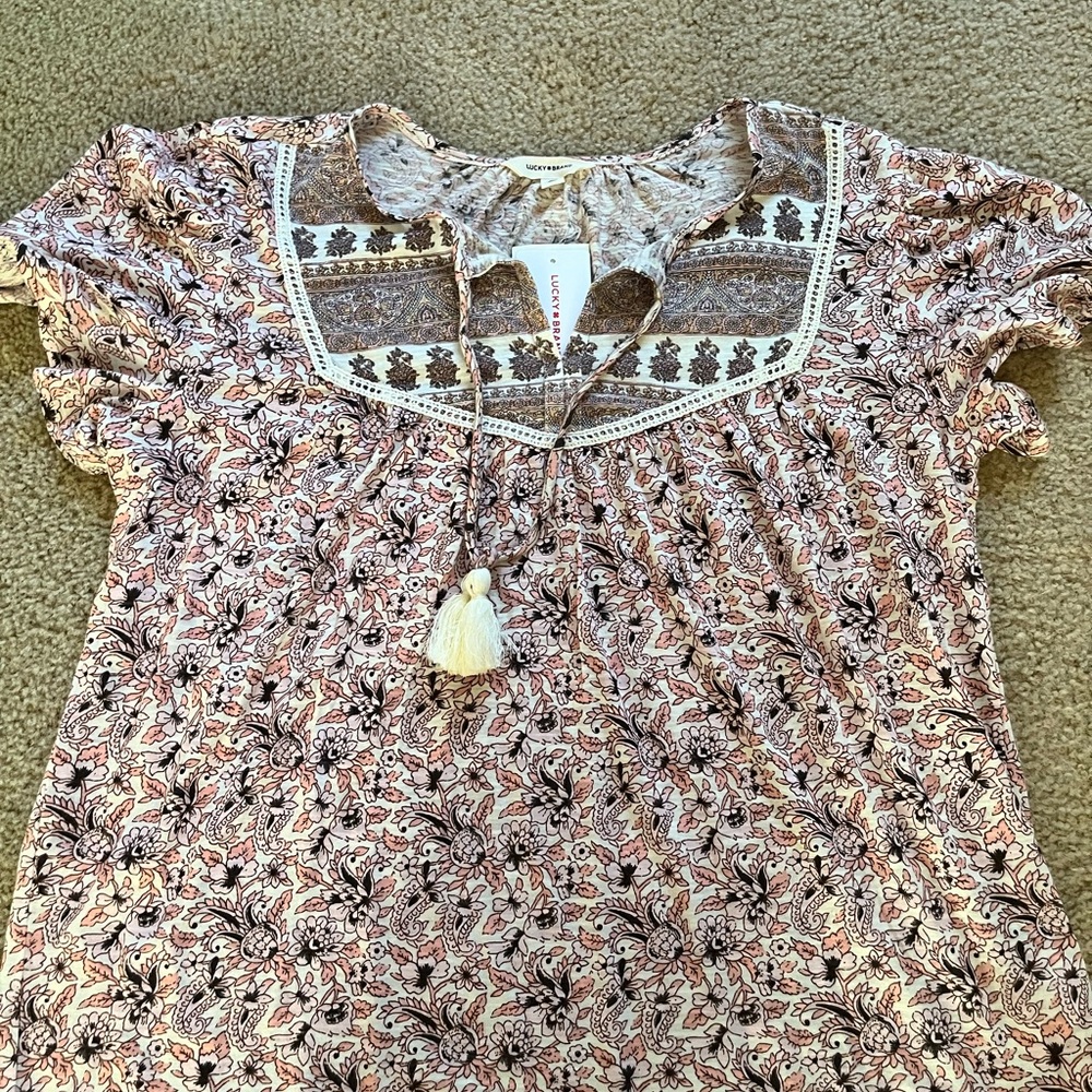 Floral Print Women's Top